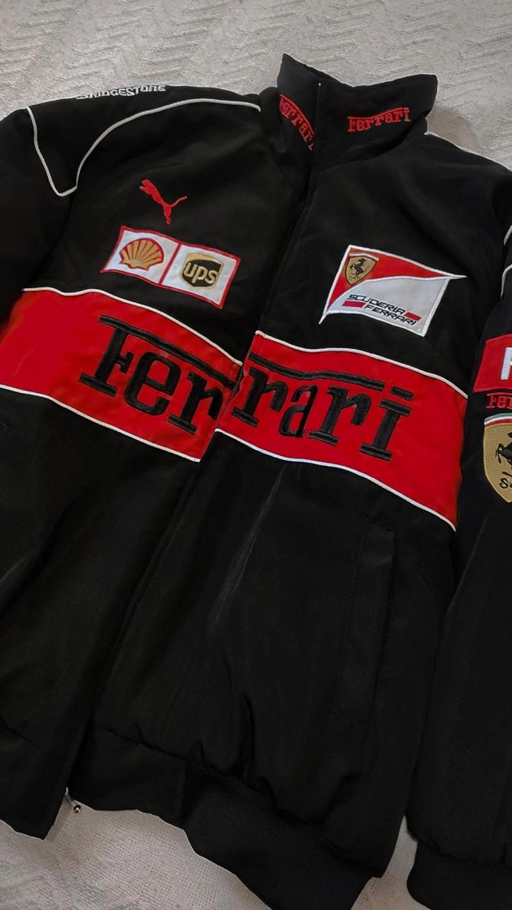 Scuderia Ferrari Official Team Jacket – Men's Motorsport Edition