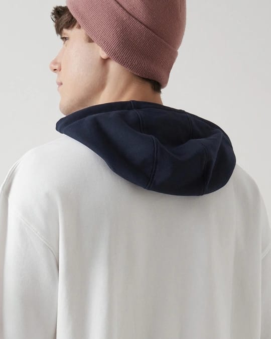 VOREL Down Shoulder Hoodie – Oversized Streetwear Comfort Fit for Men & Women