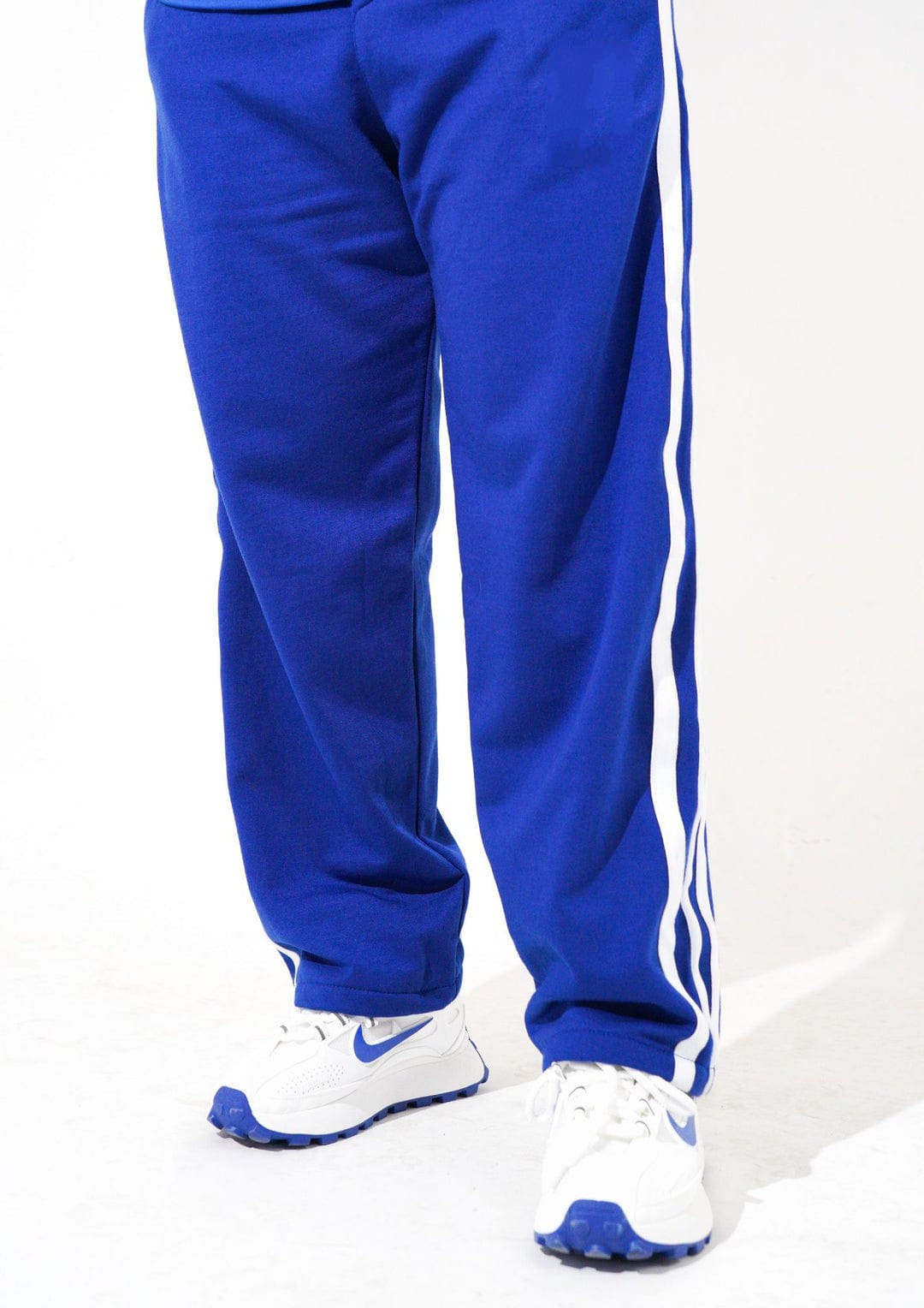 VOREL Men’s Royal Blue Track Pants – Athletic Streetwear Comfort Fit