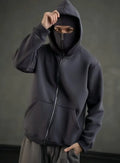 Balaclava Hoodie Vintage Full Zipper