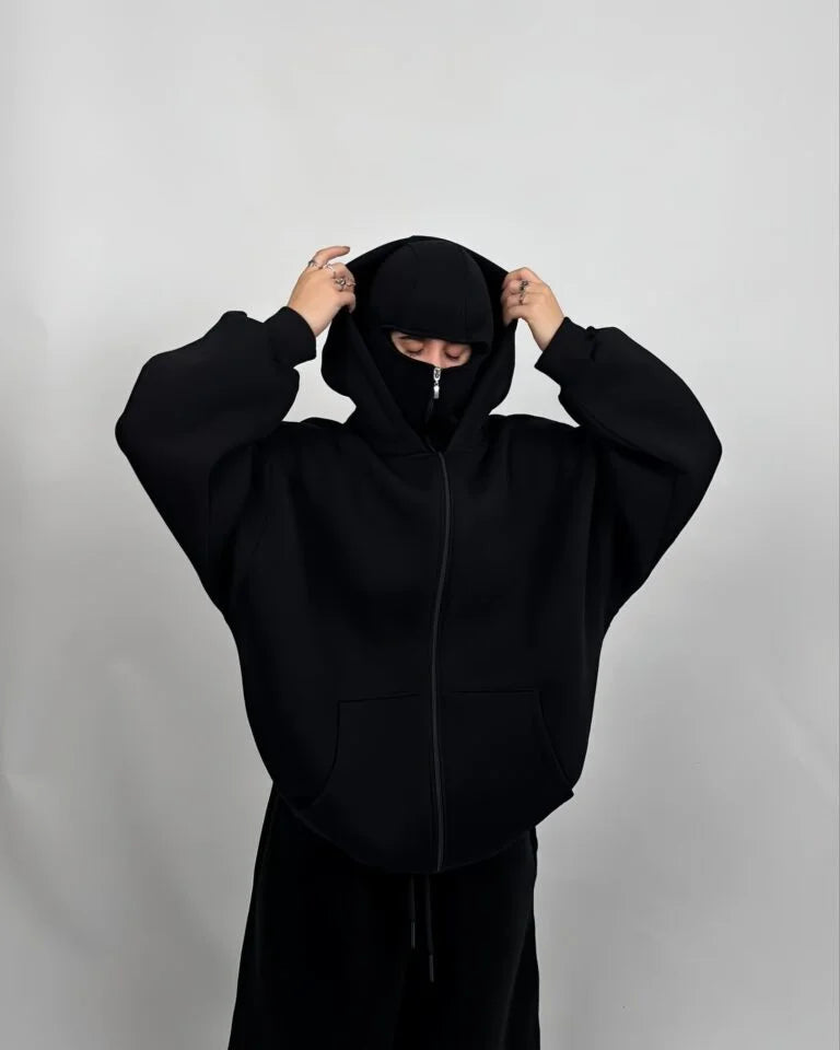 Balaclava Hoodie Zipper
