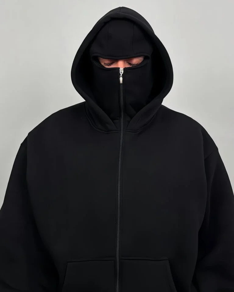 Balaclava Hoodie Zipper