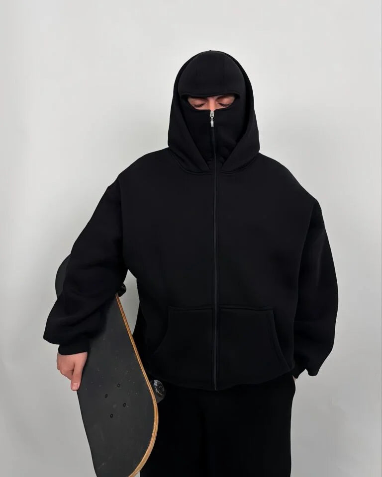 Balaclava Hoodie Zipper