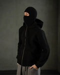 Black Balaclava Hoodie – VOREL Stealth Comfort Edition